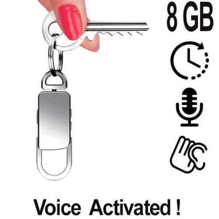 Schlüsselanhänger Recorder ,VAS, 8GB - Abhör-Recorder - Bild 1