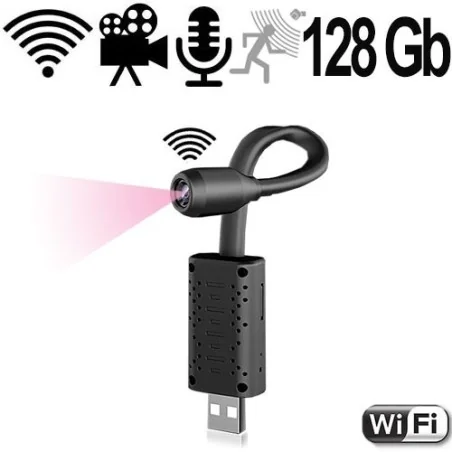 Flex-SpyCam mit USB und WiFi, 128 Gb - Videoüberwachung - Bild 1