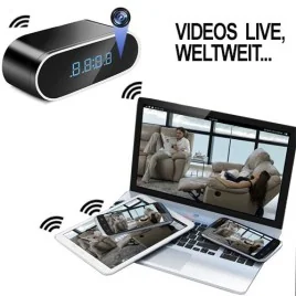 IP-LAN HD-Spycam getarnt im Wecker, 128Gb - Videoüberwachung - Bild 4
