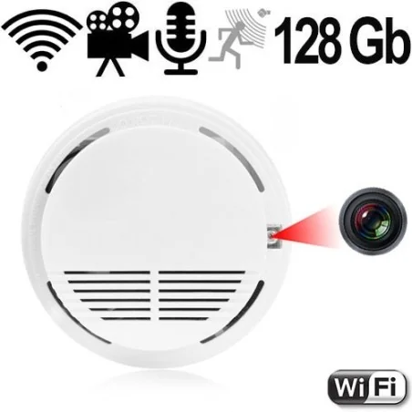 IP-LAN-SpyCam im Rauchmelder, 128 Gb - Videoüberwachung - Bild 1