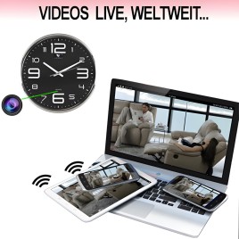 IP-Full-HD Spy-Cam in Wanduhr, 128 GB - Videoüberwachung - Bild 4