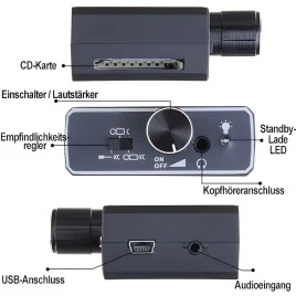 Elektronisches Lauschstethoskop als Abhörgerät