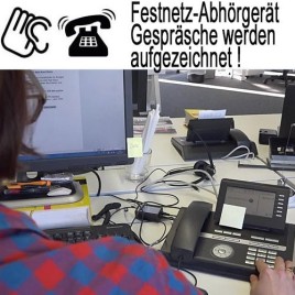 Festnetztelefon-Mitschnittadapter - Telefon-Abhörgeräte - Bild 4