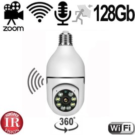 WIFI HD-SpyCam in Schwenk-LED-Lampe - Videoüberwachung - Bild 1