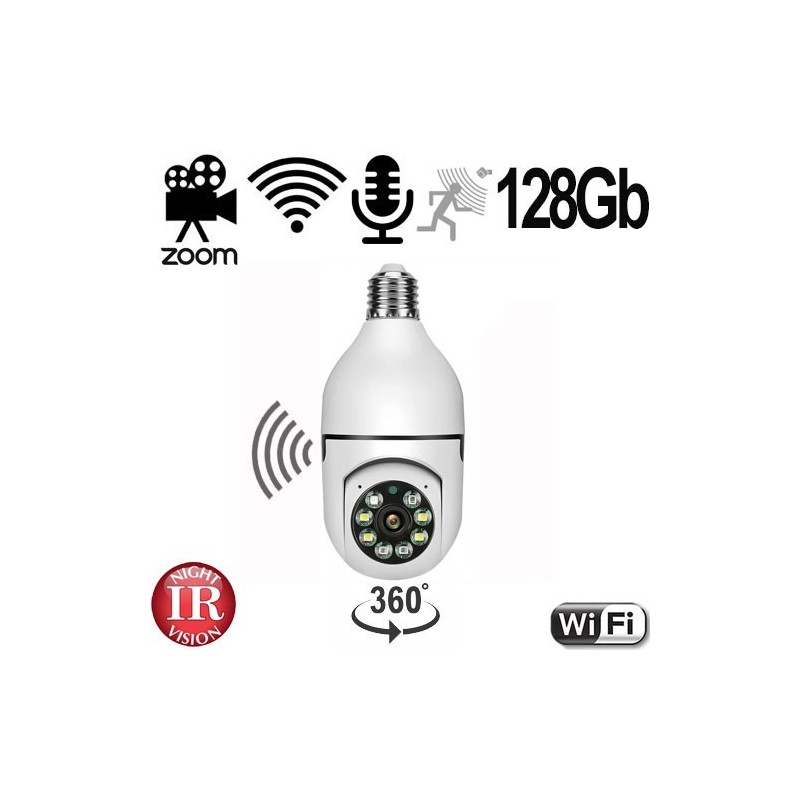 WIFI HD-SpyCam in Schwenk-LED-Lampe WIFI HD-SpyCam in Schwenk-LED-Lampe