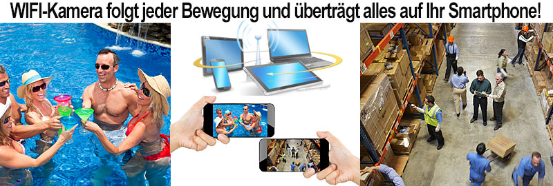 Diskrete Spycam mit 360° Sichtfeld und App-Fernzugriff WLAN-Spionagekamera mit 360° Rundumsicht im Lampendesign