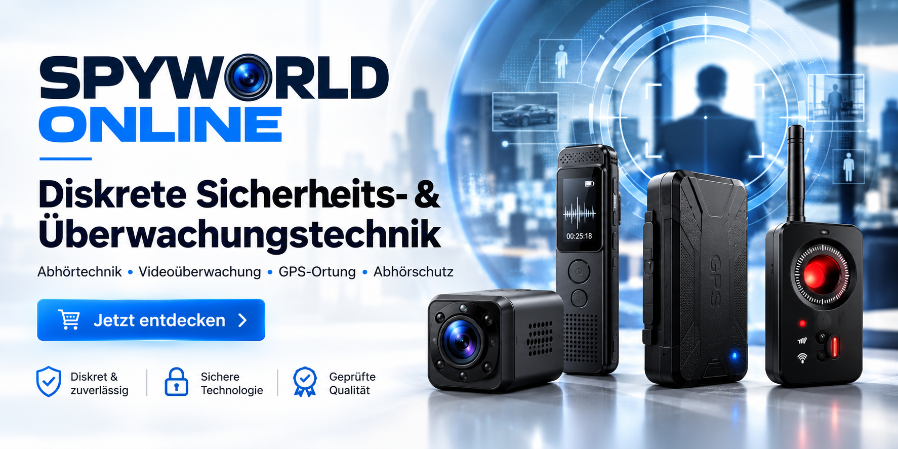 Abhörgeräte & Abhörtechnik – GSM, GPS & Videoüberwachung | SPYWORLD